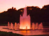 photo,material,free,landscape,picture,stock photo,Creative Commons,Last dance, fountain, evening twilight, , 