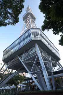 foto,tela,gratis,paisaje,fotografa,idea,Torre de la televisin de Nagoya, Torre de la televisin, Una ola elctrica, TV, Televisin