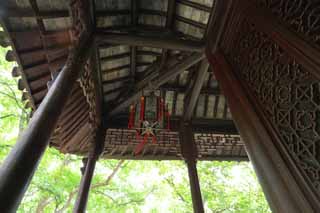 fotografia, material, livra, ajardine, imagine, proveja fotografia,Edifcio de incenso de floresta de Zhuozhengyuan, pilar, telhado, herana mundial, jardim