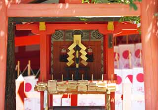 Foto, materieel, vrij, landschap, schilderstuk, bevoorraden foto,Tsubakimoto Heiligdom, Shinto, Shinto heiligdom, Krant aanhangsel, Tros