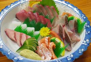 photo,material,free,landscape,picture,stock photo,Creative Commons,A helping of various kinds of dishes of the sashimi, Fish dishes, I stab you and serve it, Sashimi, 
