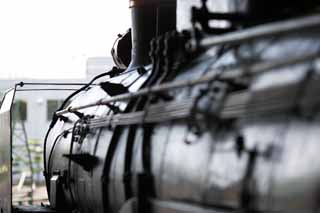 photo,material,free,landscape,picture,stock photo,Creative Commons,I am active throughout the life, steam locomotive, train, driving wheel, Iron