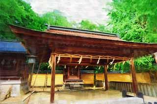 illust, , , , , ,  ,  , .,Kompira-san Shrine, Shinto shrine  , ,  , Shinto