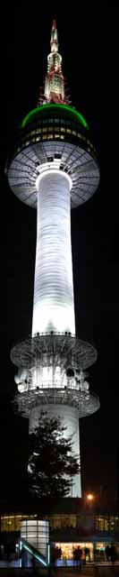 fotografia, material, livra, ajardine, imagine, proveja fotografia,N Seul torre, Uma torre de onda eltrica, N Seul torre, viso noturna, Branco