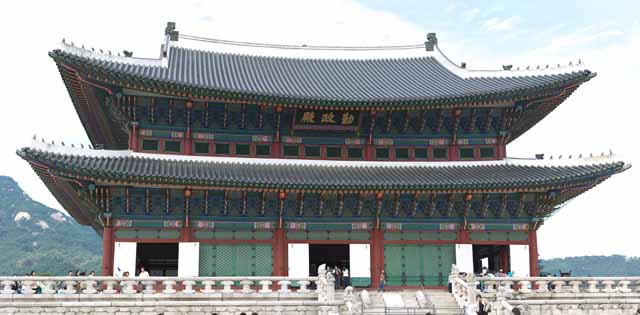fotografia, materiale, libero il panorama, dipinga, fotografia di scorta,Kunjongjon di Kyng-bokkung, edificio di legno, eredit di mondo, Confucianesimo, Molti pacchetti disegnano