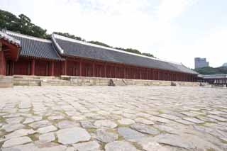 foto,tela,gratis,paisaje,fotografa,idea,Tadashi del mausoleo ancestral de la familia imperial, Santuario de Jongmyo, Servicio religioso, Primer Emperador, El templo ancestral imperial