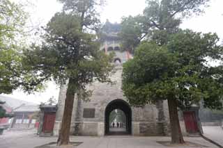 Foto, materieel, vrij, landschap, schilderstuk, bevoorraden foto,Summer Palace lodges, Guan Yu, , Kasteel, Keizer Guan Pavilion