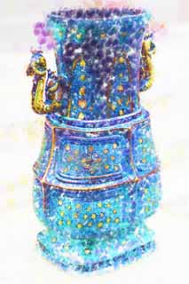 illustration,material,free,landscape,picture,painting,color pencil,crayon,drawing,Summer Palace bottle, Bronze, , Thanks System, Container