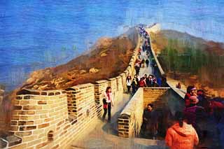 illust, , , , , ,  ,  , .,Great Wall, , Lou , Xiongnu,  Guangwu Han