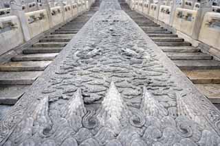 photo,material,free,landscape,picture,stock photo,Creative Commons,Forbidden City cloud dragon stone floor, Long, RELIEF, Palace, Stairs