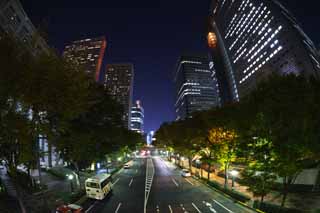 Foto, materiell, befreit, Landschaft, Bild, hat Foto auf Lager,Shinjuku bei Nacht, Hochhaus, Subcenter, Nachtszene, Gebude