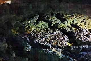 illustration,material,free,landscape,picture,painting,color pencil,crayon,drawing,The floor of the overabundance of vigor cave, Manjang gul Cave, Geomunoreum Lava Tube System, volcanic island, basement