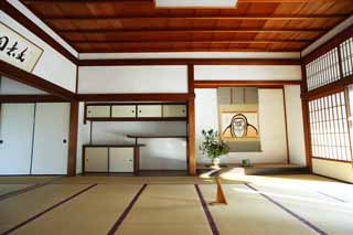 fotografia, materiale, libero il panorama, dipinga, fotografia di scorta,Tenryu-ji Ogata la lunghezza, Chaitya, stuoia di tatami, eredit di mondo, Sagano