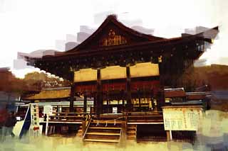 illust, , , , , ,  ,  , .,Shimogamo Shrine  Mai, ,  , , Shinto