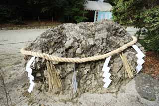 photo,material,free,landscape,picture,stock photo,Creative Commons,Shimogamo Shrine company pebble, Limestone, Kimigayo, Shinto straw festoon, paper appendix