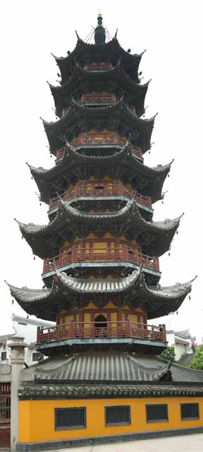 foto,tela,gratis,paisaje,fotografa,idea,Un Ryuge masivo Ryuge masivo torre del templo, Buddhism, Pagoda, Pngase amarillo, Pago de torre de generosidad