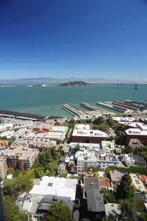 fotografia, materiale, libero il panorama, dipinga, fotografia di scorta,Il mare di San Francisco, porto, Il ponte di porto, nave, area residenziale