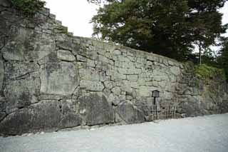 foto,tela,gratis,paisaje,fotografa,idea,Pasaje de Matsushiro joven a lo largo del banco alrededor de un castillo, Foso, Ishigaki, Castillo de Kurokawa, Ujisato Gamo