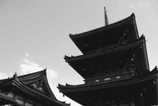 Foto, materiell, befreit, Landschaft, Bild, hat Foto auf Lager,Turm, Kiyomizu-Tempel, Turm, , 