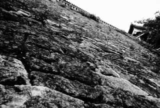 Foto, materiell, befreit, Landschaft, Bild, hat Foto auf Lager,Stone umgibt Nahaufnahme mit einer Mauer, Kiyomizu-Tempel, Steinmauer, , 