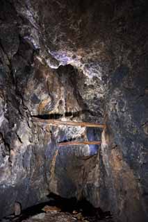 fotografia, materiale, libero il panorama, dipinga, fotografia di scorta,Tunnel di Ohkubo dell'Iwami-argento-mio, La galleria, vena, Un deposito eterno, Somo