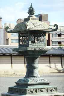 fotografia, material, livra, ajardine, imagine, proveja fotografia,Honganji ocidental ajardinam lanterna, ajardine lanterna, Chaitya, , Bronze
