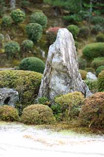 photo, la matire, libre, amnage, dcrivez, photo de la rserve,Le jardin de temple de fondateur de Temple Tofuku-ji, Chaitya, Japonais jardine, pierre, Les collines de la coquille de l'artmise et rivires