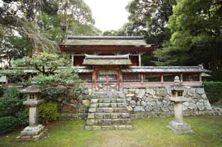Foto, materieel, vrij, landschap, schilderstuk, bevoorraden foto,Daigo-ji Temple Kiyotaki Miyamoto, Chaitya, Kiyotaki honorific titel van een Japanse godheid, Lokale godheid Corporatie, Shoji