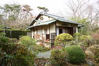 Foto, materieel, vrij, landschap, schilderstuk, bevoorraden foto,Meiji-mura Village Museum thee-plechtigheid kamer, Gebouw van de Meiji, Thee plechtigheid, Jap-trant gebouw, Cultureel heritage