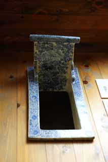 Foto, materiell, befreit, Landschaft, Bild, hat Foto auf Lager,Meiji-mura Village Museum Toilettenhocker, Werkzeug vom Meiji, Die Verwestlichung, Keramik, Kulturelles Erbe