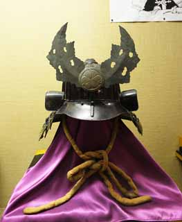 fotografia, material, livra, ajardine, imagine, proveja fotografia,Um capacete, Uma armadura, samurai, Aoi, engrenagem protetora